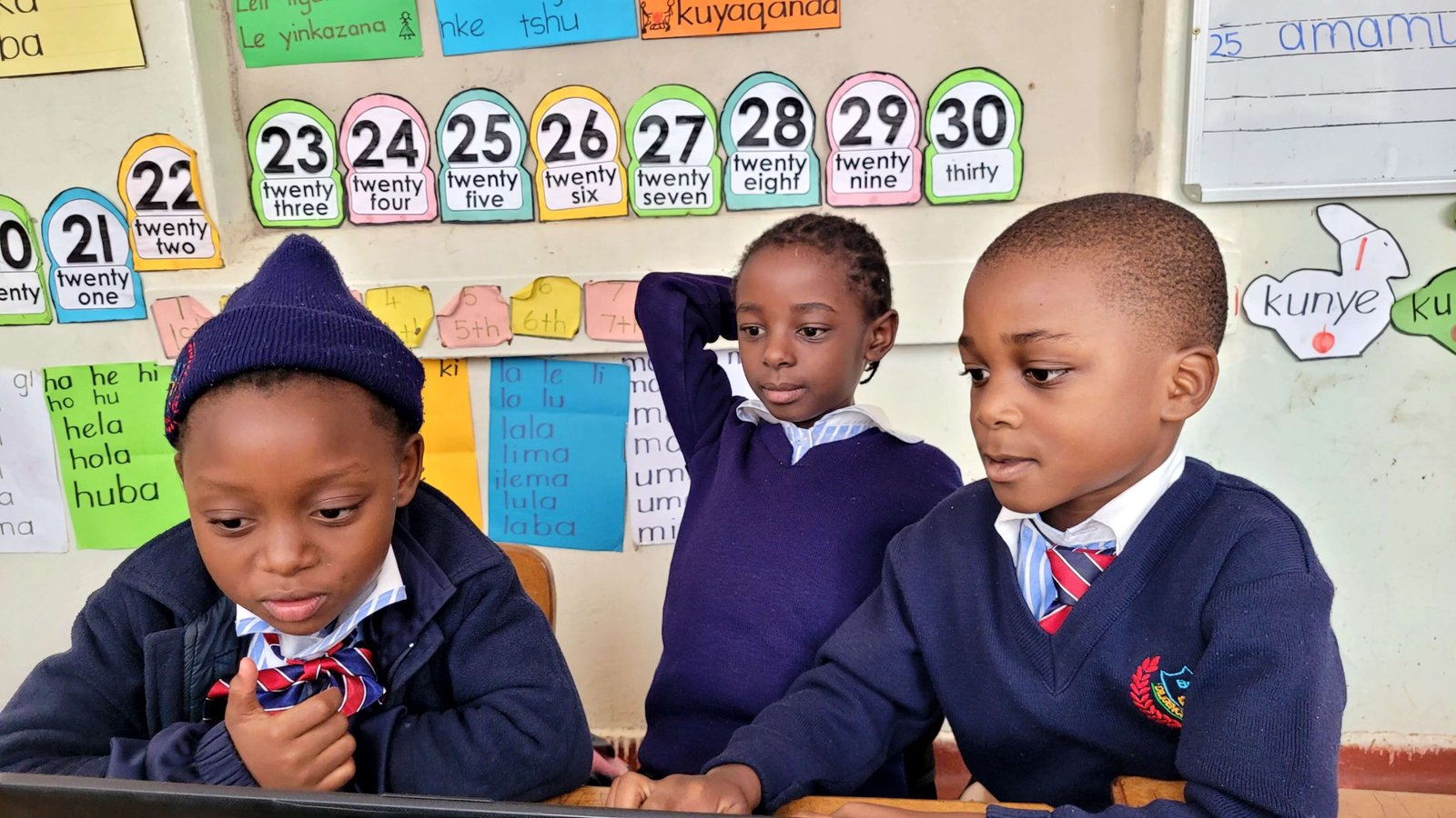 ICT lessons at Caltens Elementary